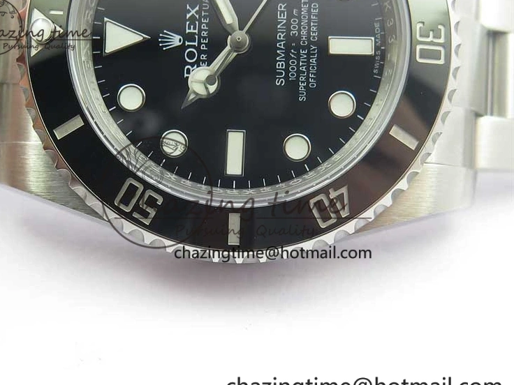 1230 GoodFit Submariner 114060 No Date Black Ceramic Noob 1:1 Best Edition 904L SS Case and Bracelet SA3130 V 3071